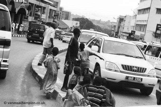 Street kids Kampala, Uganda